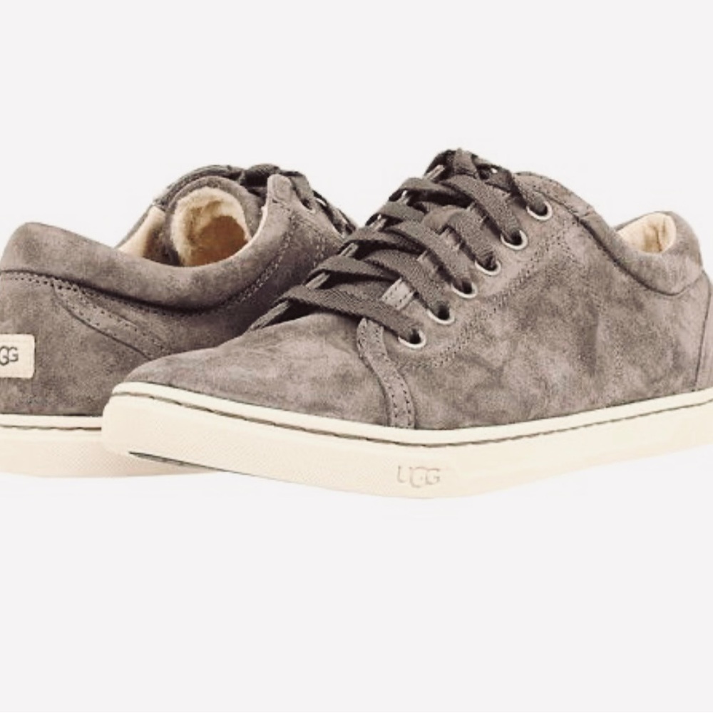 UGG TOMI Suede Sneakers in Elephant Grey - SZ 8